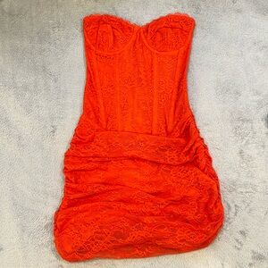Red outcast dress size xs